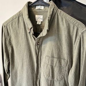 J. Crew Brush Twill Shirt - Classic Fit - Size Medium
